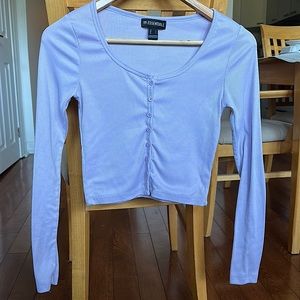 Long sleeve crop top